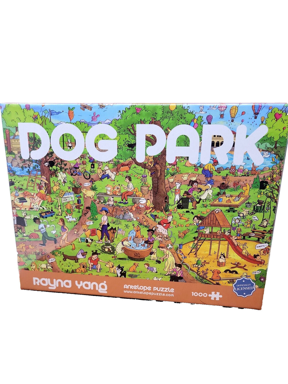 Dog Park 1000 Piece Puzzle Brand New Sealed Antelope Puzzle Rayna Yang